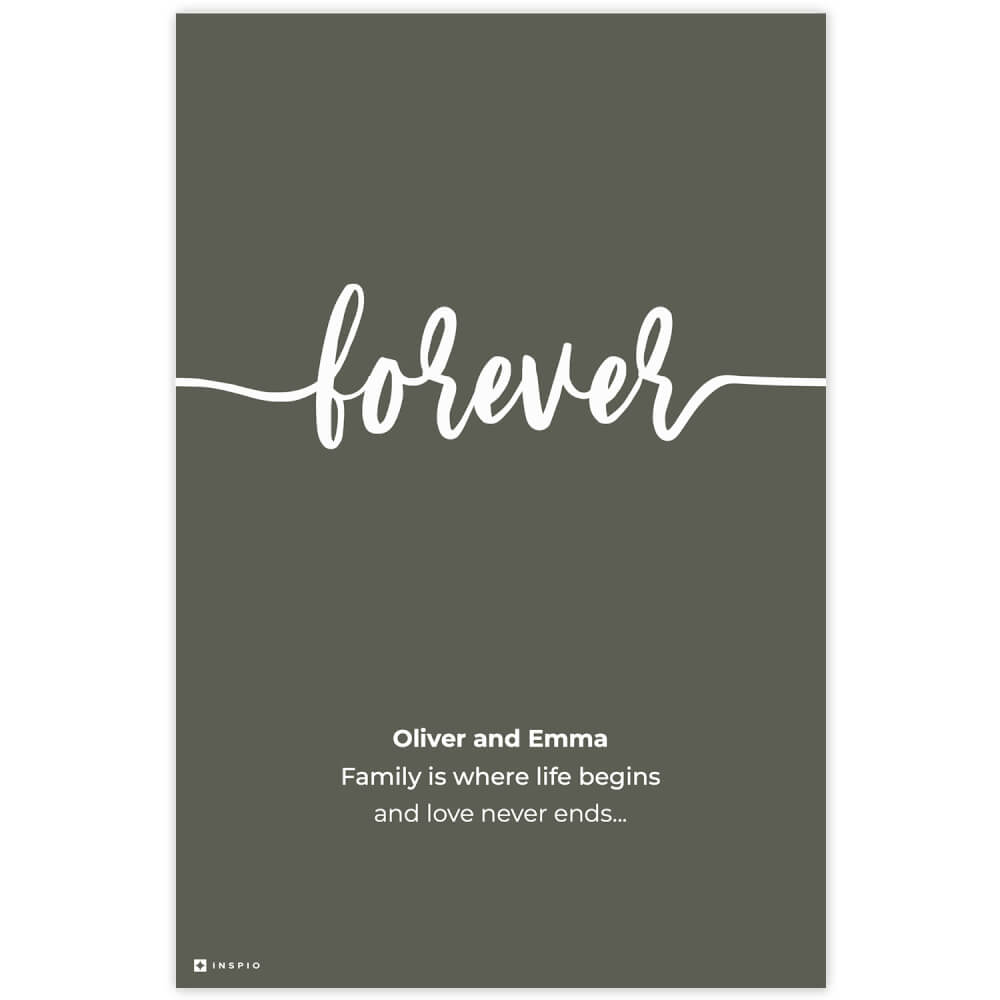 E-shop Obraz FOREVER, vyznanie pre lásku vášho života