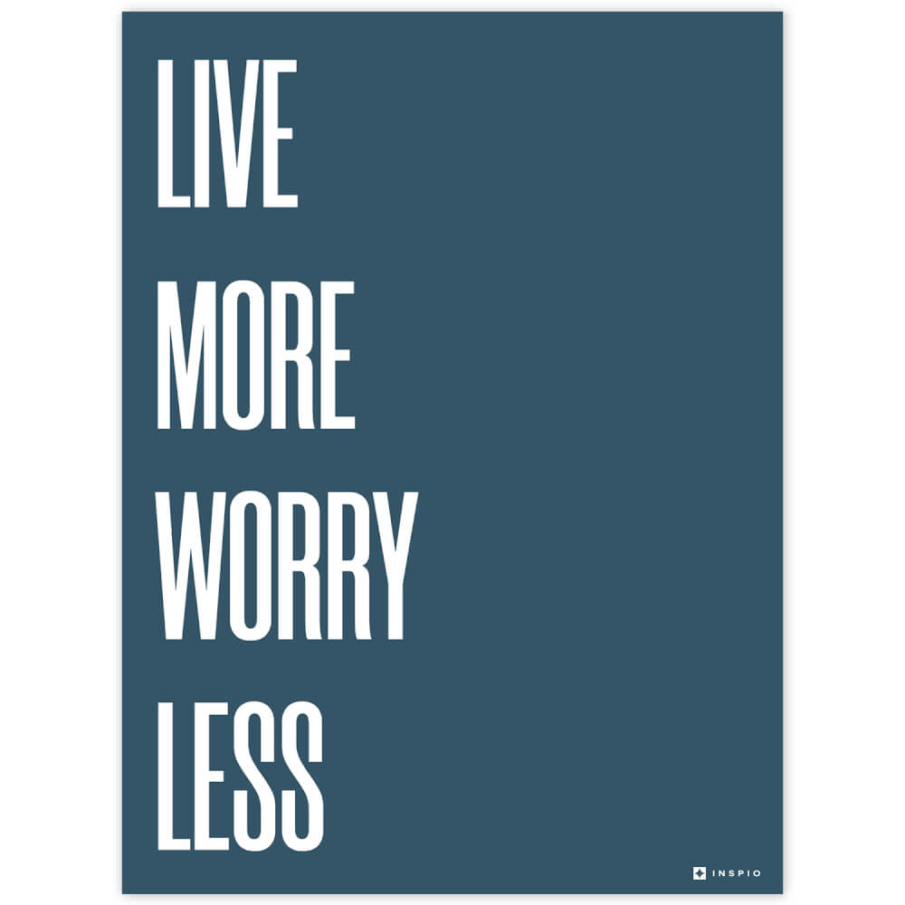 E-shop Motivačný obraz s vlastným textom - Live more