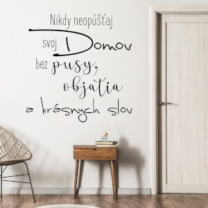 Nálepka - Neopúšťaj domov II.