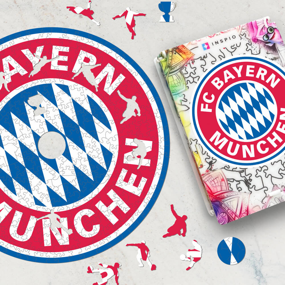 E-shop Veľké puzzle s motívom futbalu - FC Bayern Mníchov