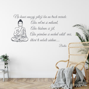 Samolepka - Budha