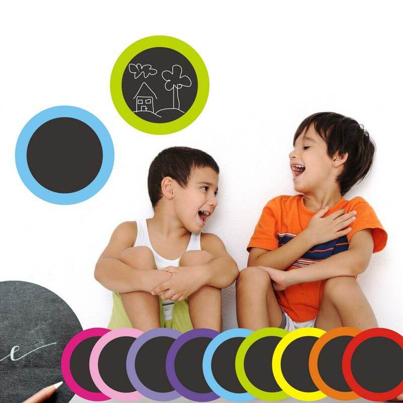 E-shop Tabuľová nálepka - Kruh vo farbách
