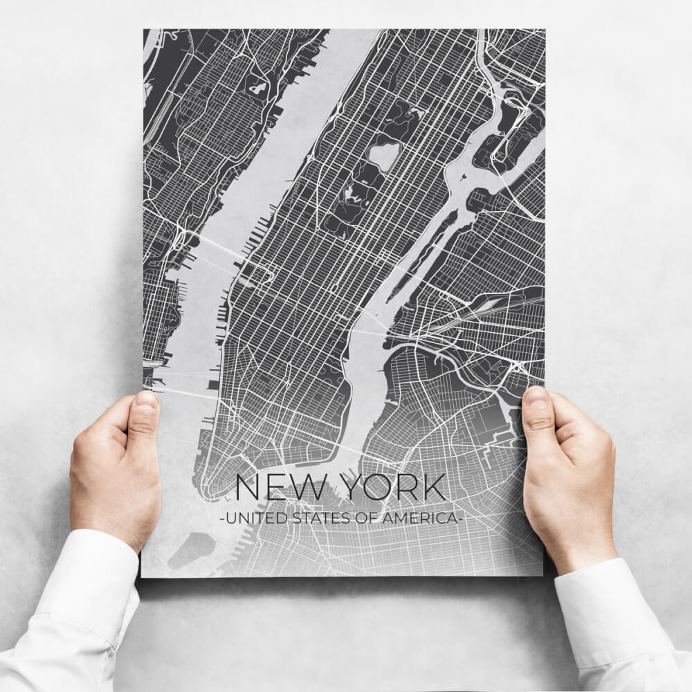 E-shop Obrazy na stenu - Map of New York