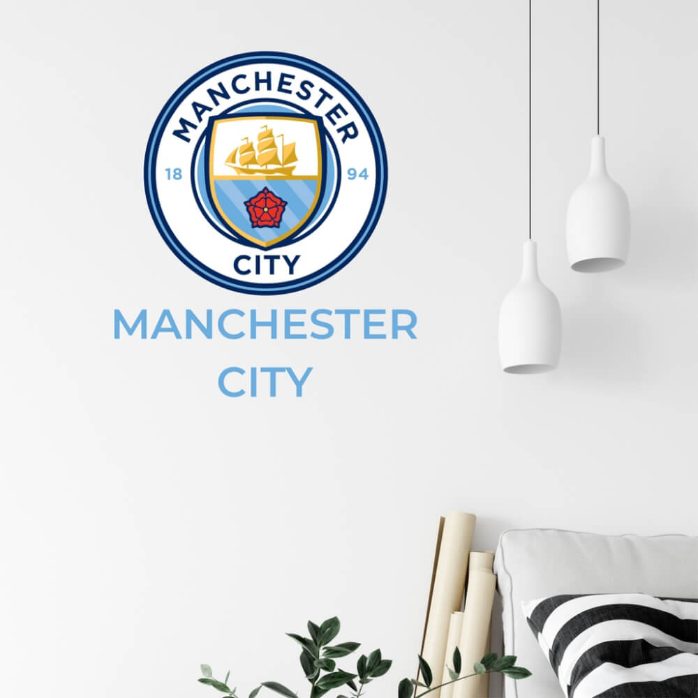 Nálepka na stenu Futbalový klub Manchester City