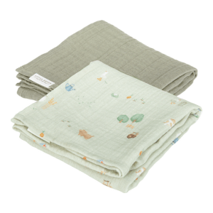 Plienky 70x70cm Farma / Olive 2 ks
