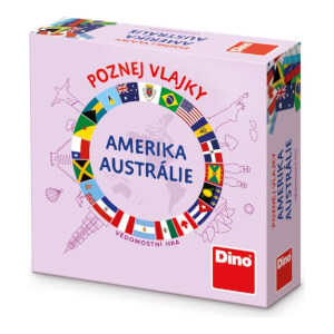 POZNAJ VLAJKY AMERIKA A AUSTRÁLIE Cestovná hra